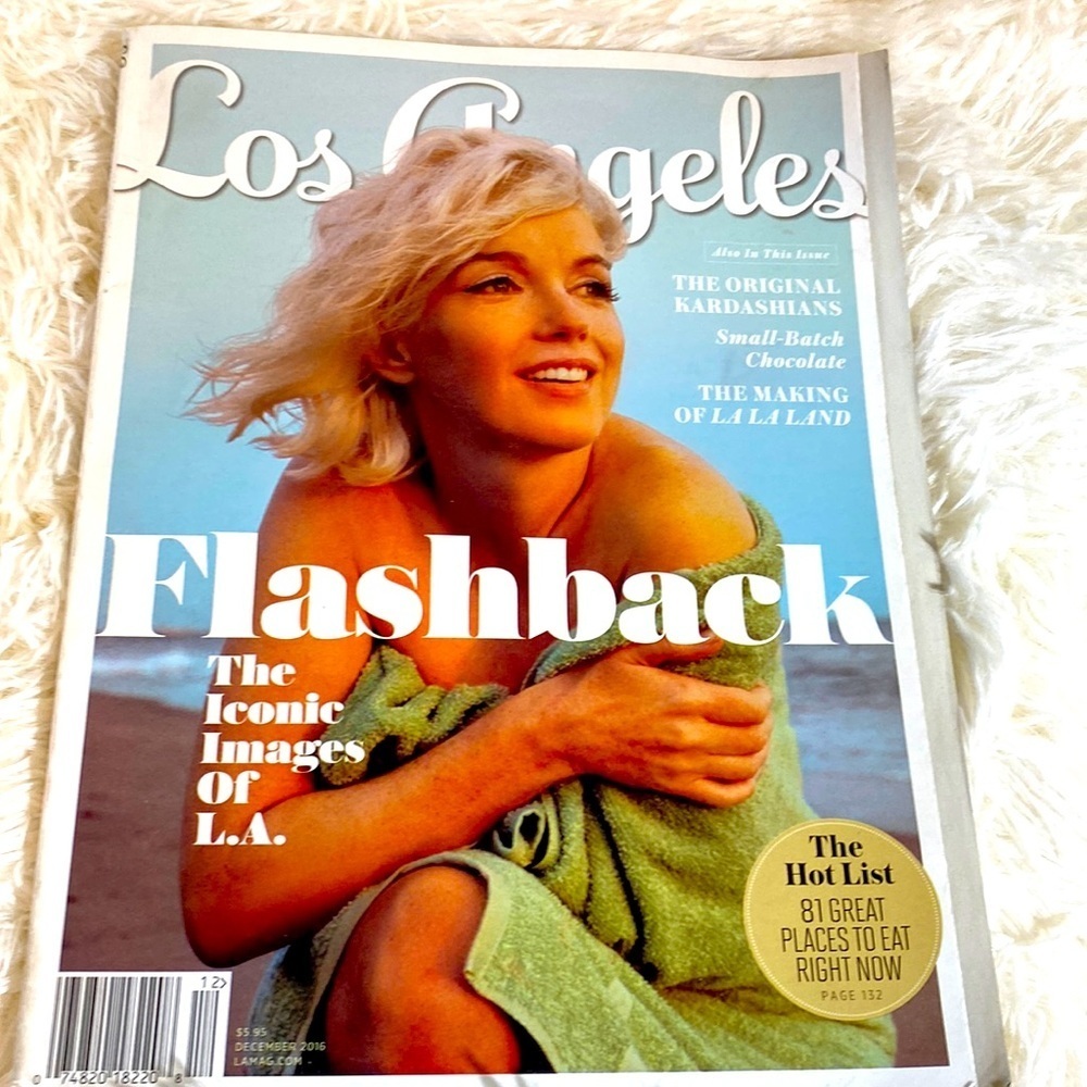 LOS ANGELES MAGAZINE DECEMBER 2016 ICONIC IMAGES OF LA Marilyn Monroe CO…